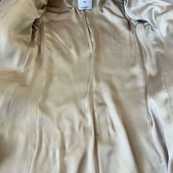 Mango wool polyester beige coat. Size US XXS. - Picture 6 of 10
